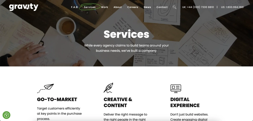 Gravity Global Top Performance Marketing Agencies for B2B Brands