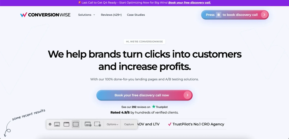 ConversionWise Top eCommerce Conversion Rate Optimisation (CRO) Agencies