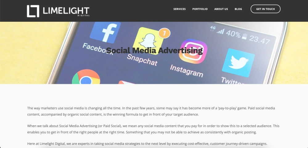 Limelight Digital - Facebook Ads Agency for small business