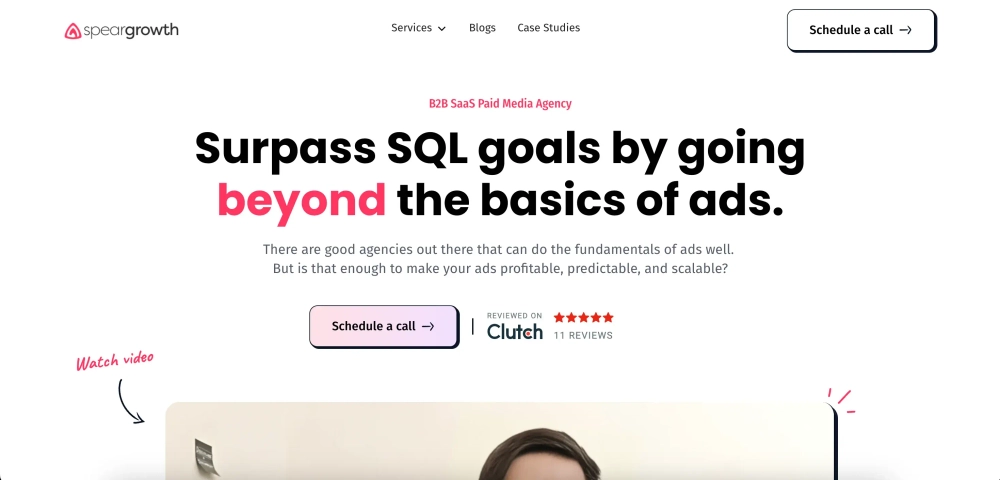 Spear Growth Top SaaS PPC Agencies