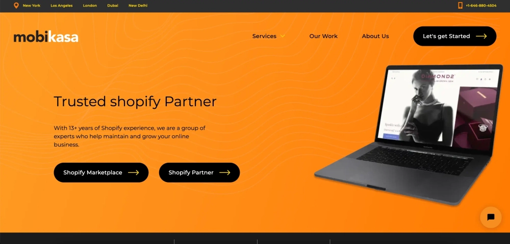 Mobikasa Top Shopify Website Development Agencies