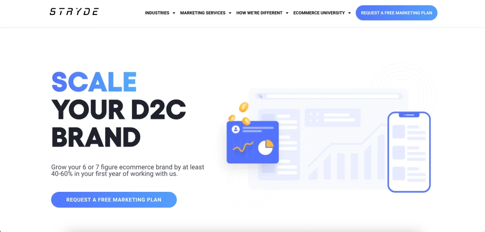 Stryde Top Digital Marketing Agencies for eCommerce