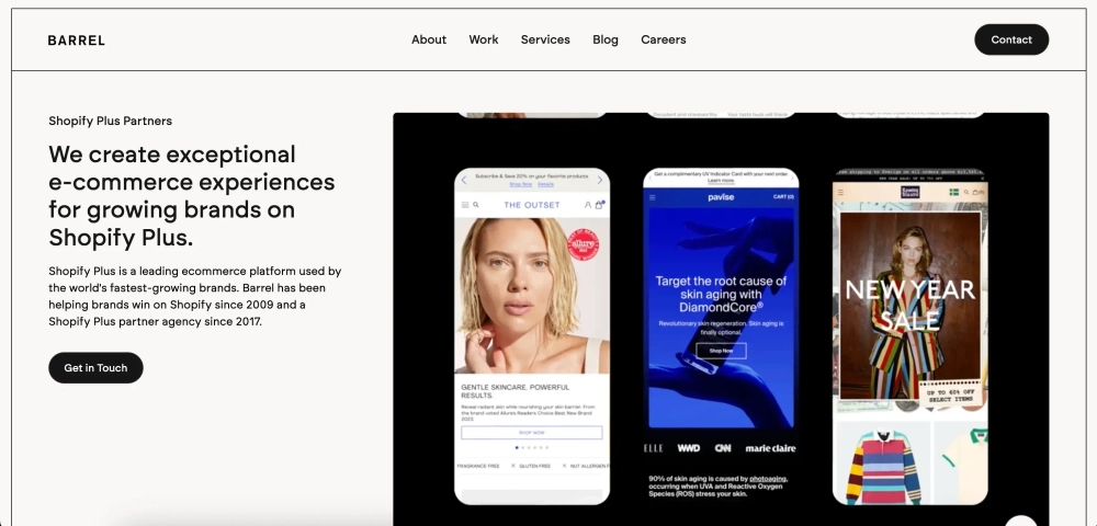 Barrel Top eCommerce Web Design & Development Agencies