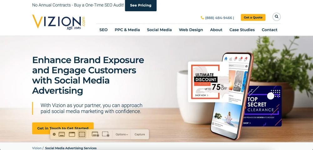 Vizion Top Paid Social Agencies