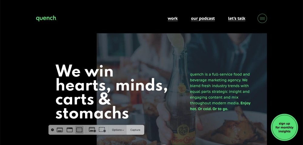 Quench Top 13 Food & Beverage Marketing Agencies in the U.S.