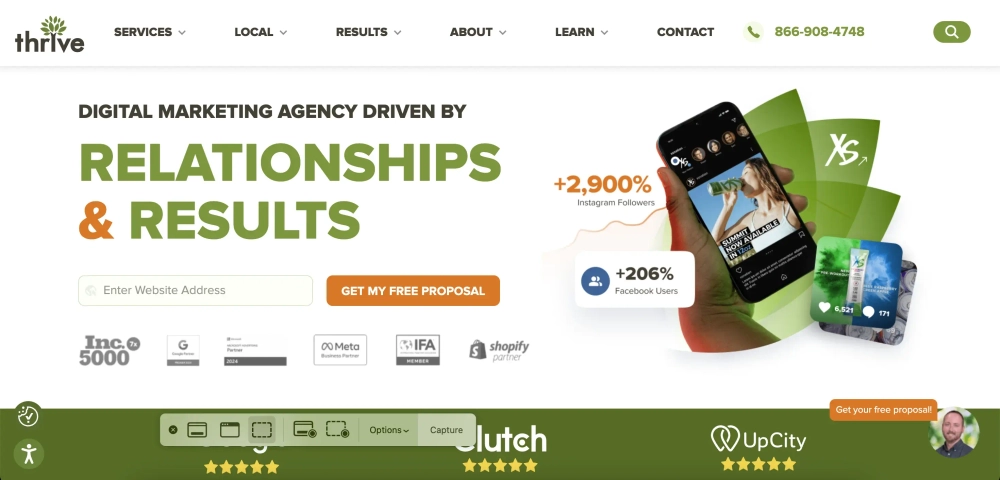 Thrive Top Digital Marketing Agencies for Small Businesses