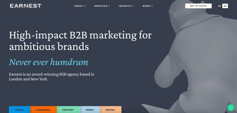 Earnest Top B2B Social Media Agencies