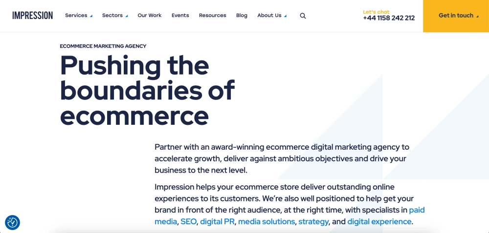 Impression Top eCommerce Digital Marketing Agencies
