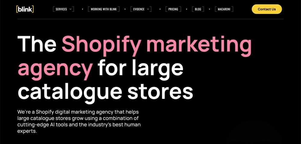 eCommerce SEO Agency - Blink