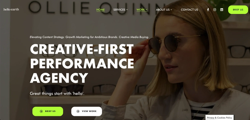 Hello Earth Agency - ecommerce advertising