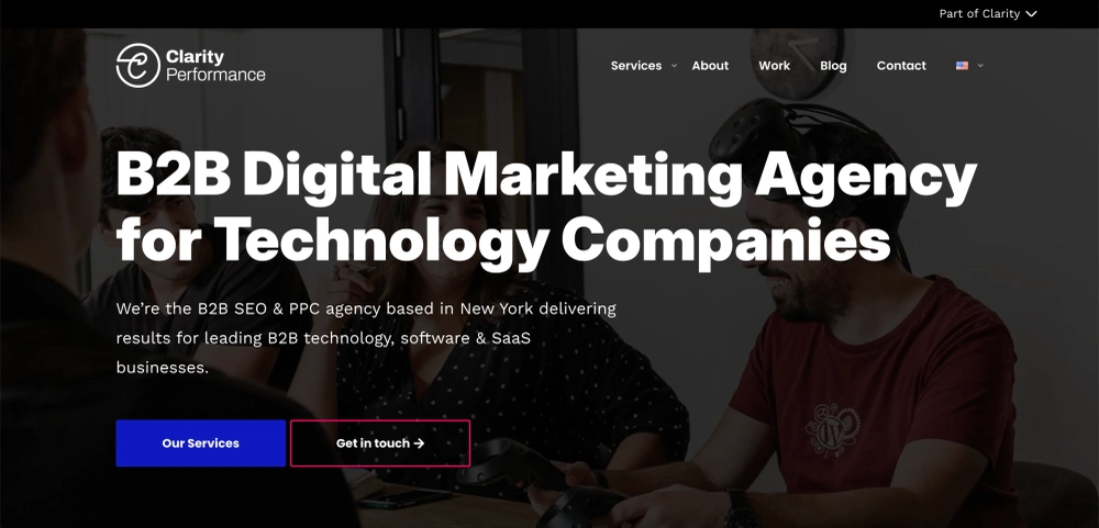 Clarity Performance Top B2B Digital Marketing Agencies