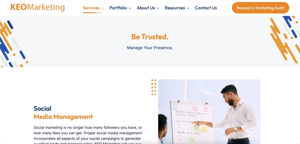 KEO Marketing - Social Media Agency B2B Phoenix