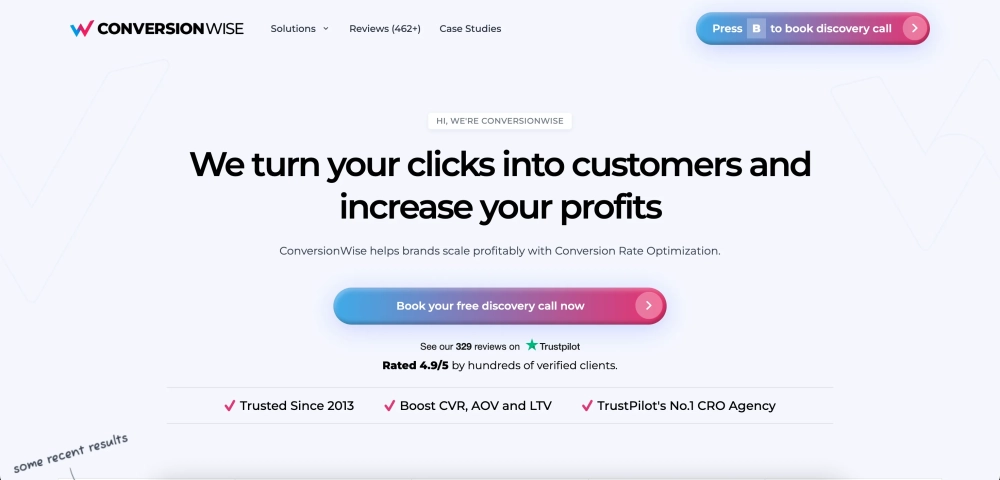 ConversionWise Top eCommerce Conversion Rate Optimisation (CRO) Agencies