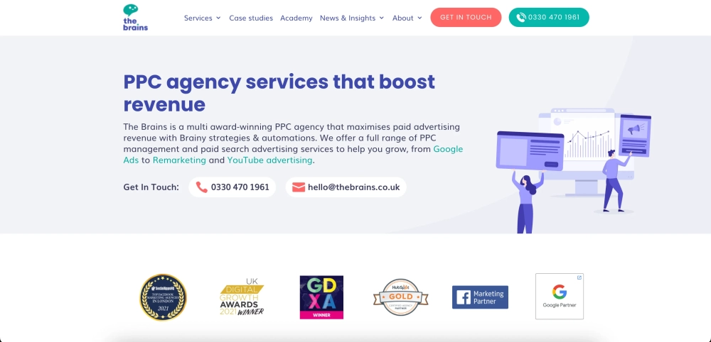 The Brains Top SaaS PPC Agencies