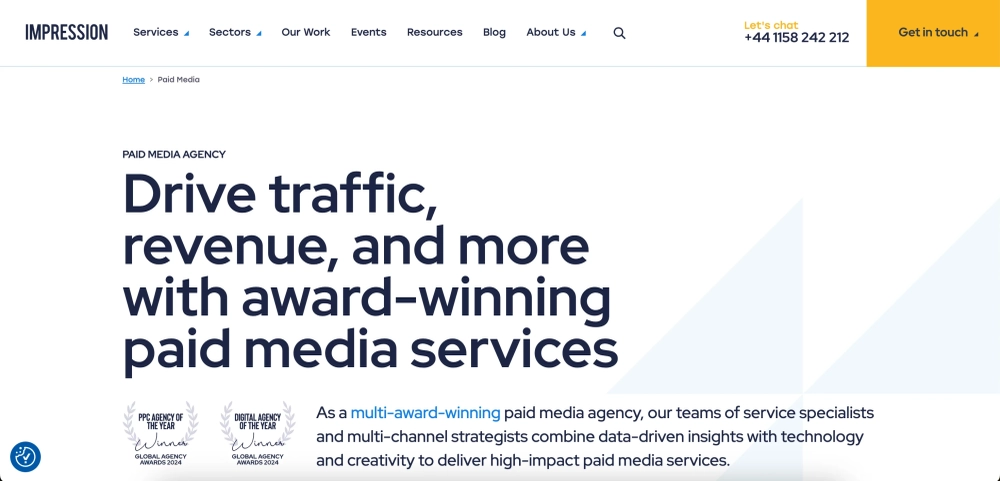 Impression Top Paid Media Agencies