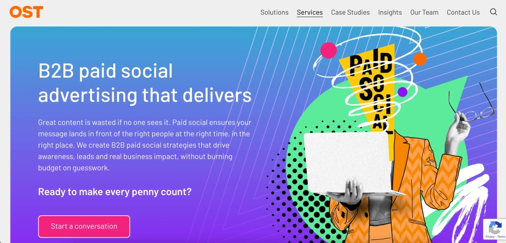 Ost Top Paid Social Agencies for B2B Brands