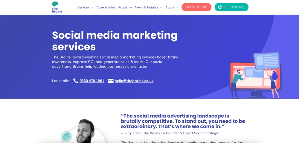 The Brains Top Paid Social Agencies for SaaS & Technology Brands