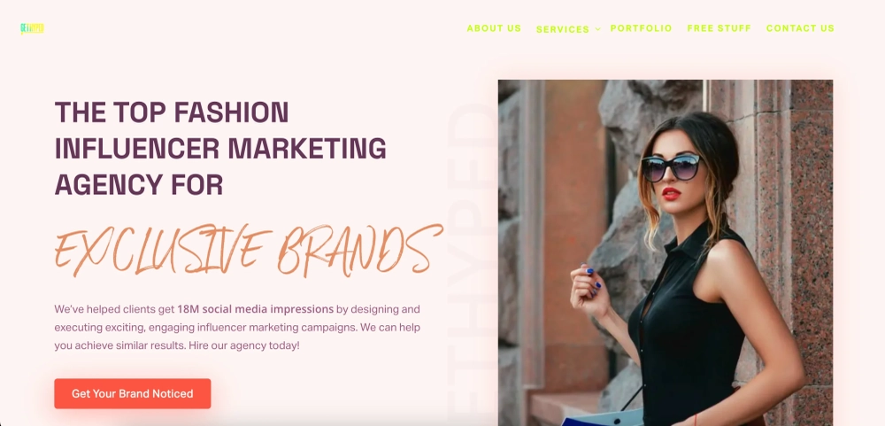 Get Hyped Media Top Fashion Influencer Marketing Agencies