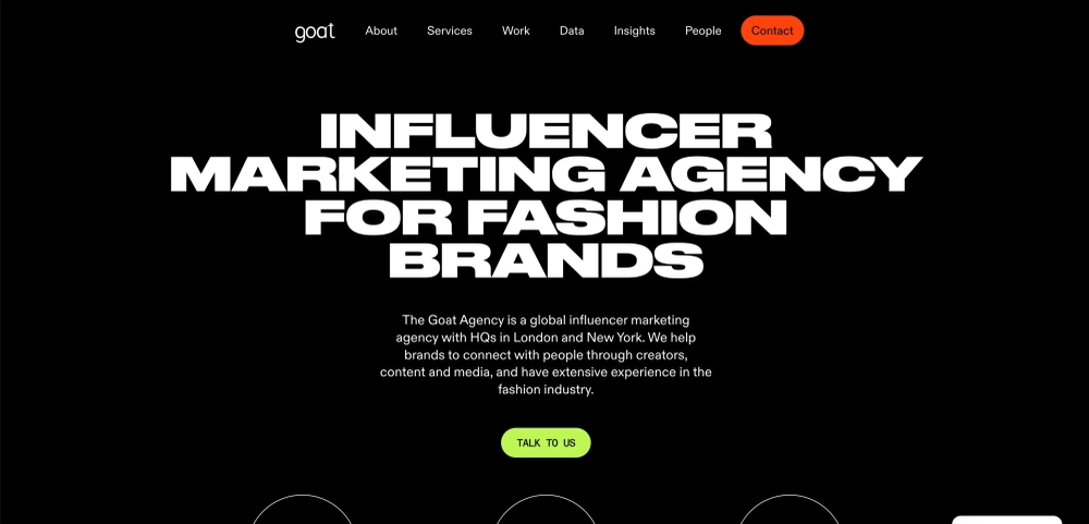 GOAT Top Fashion Influencer Marketing Agencies