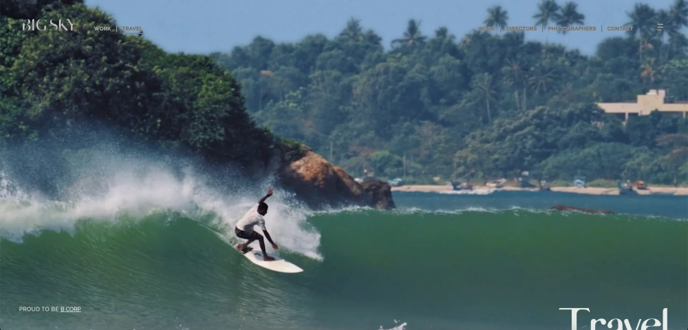 The Big sky Top Video Production Agencies for Travel & Tourism in the UK