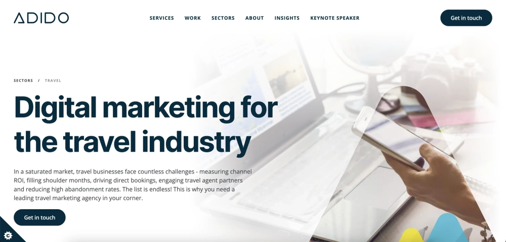 Adido Top Website Development Agencies for Travel & Tourism in the UK