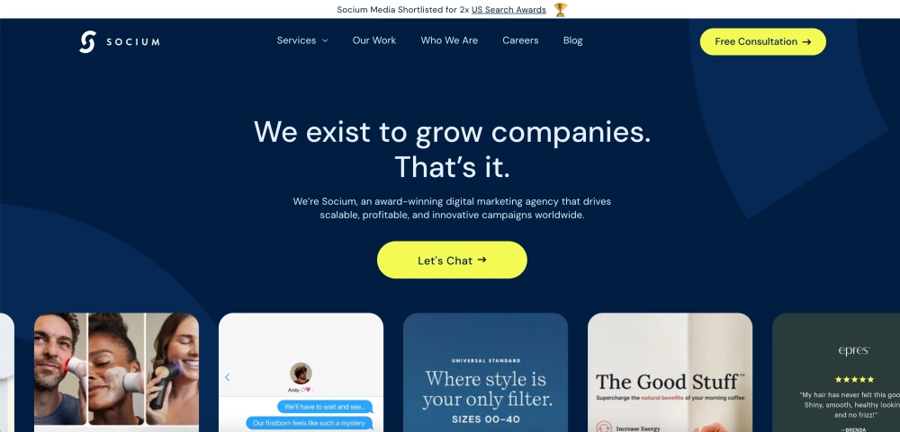 Socium Top Paid Media Agencies