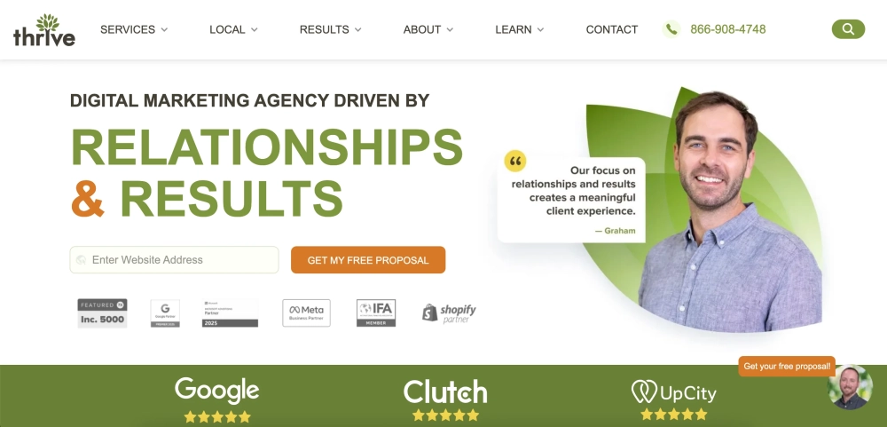 Thrive Top Digital Marketing Agencies for Small Businesses