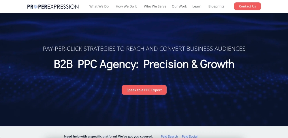 Proper Expression Top B2B PPC Agencies