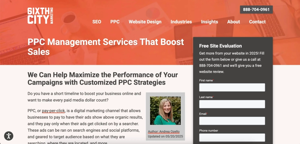 Sixth City Marketing Top Local Business & SMBs PPC Agencies