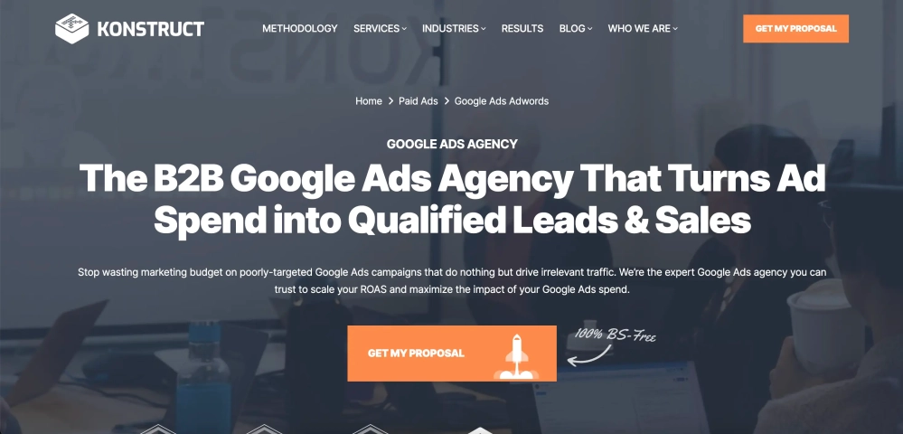 Konstruct Google Ads Agencies for B2B Brands