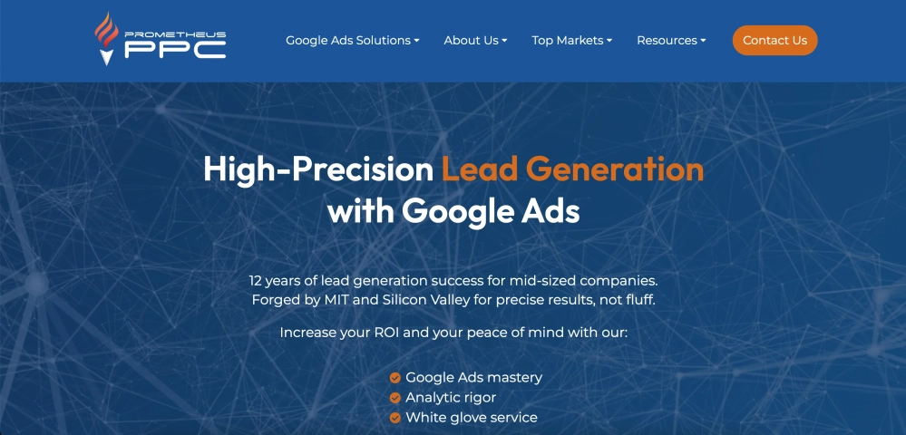Prometheus Google Ads for SaaS & Technology Brands