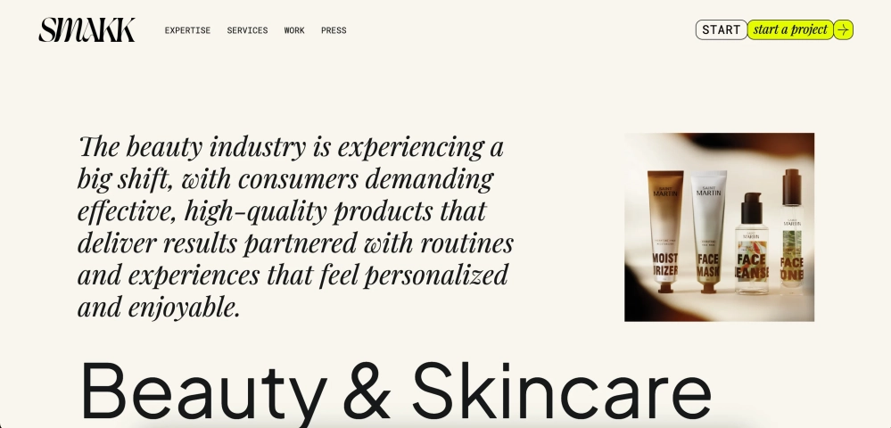 SMAKK Studios Top Beauty Creative Agencies