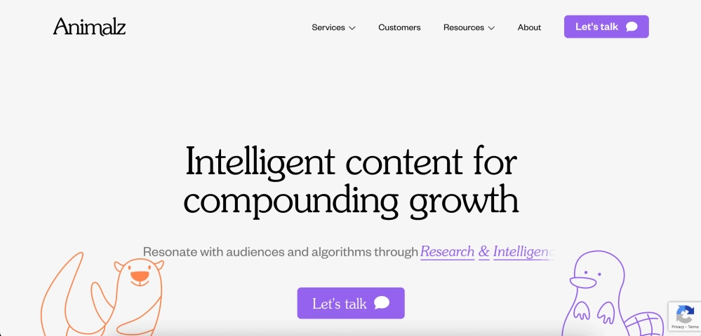 Animalz Top 13 Technology Marketing Agencies in the U.S.