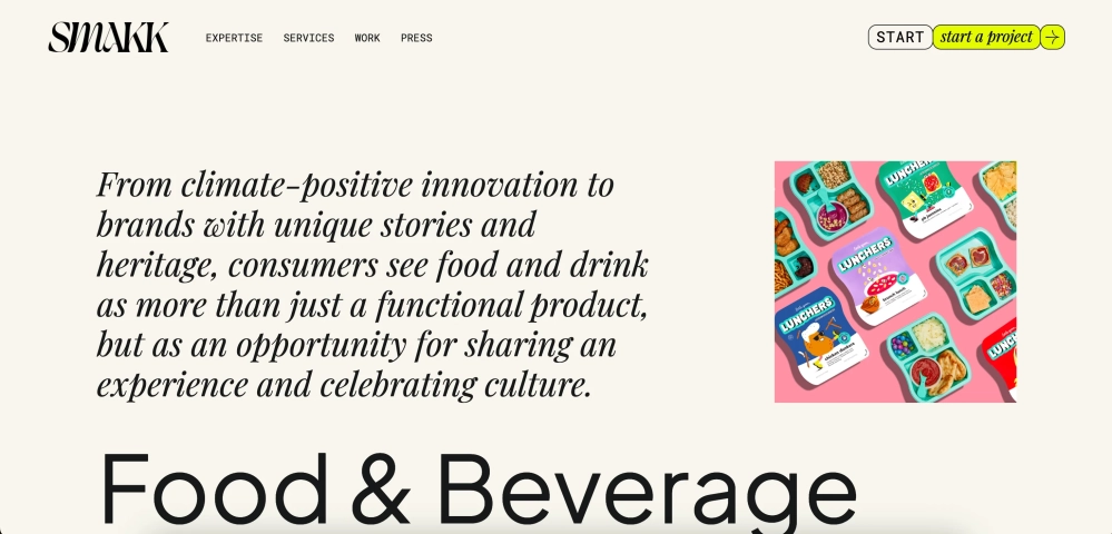 Smakk Studios Top 13 Food & Beverage Marketing Agencies in the U.S.