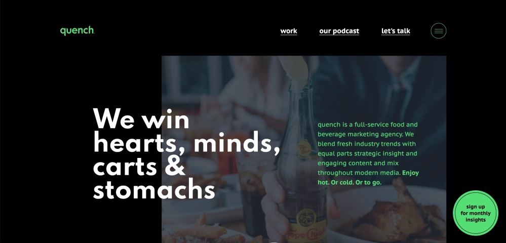 Quench Top 13 Food & Beverage Marketing Agencies in the U.S.