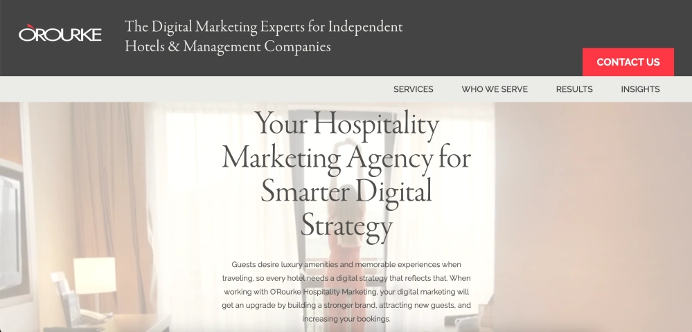 O'Rourke Hospitality Marketing Top 13 Hospitality & Hotel Marketing Agencies in the U.S. (2023)