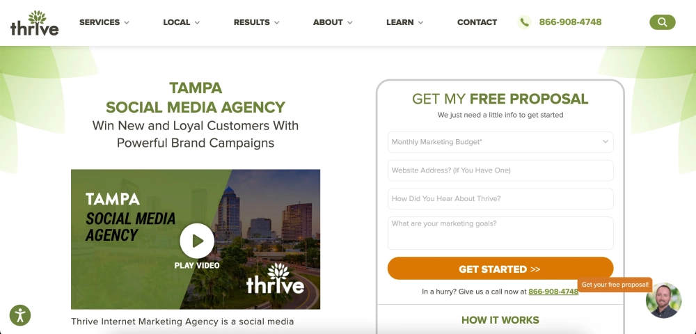 Thrive Agency - Top B2B Social Media Agencies
