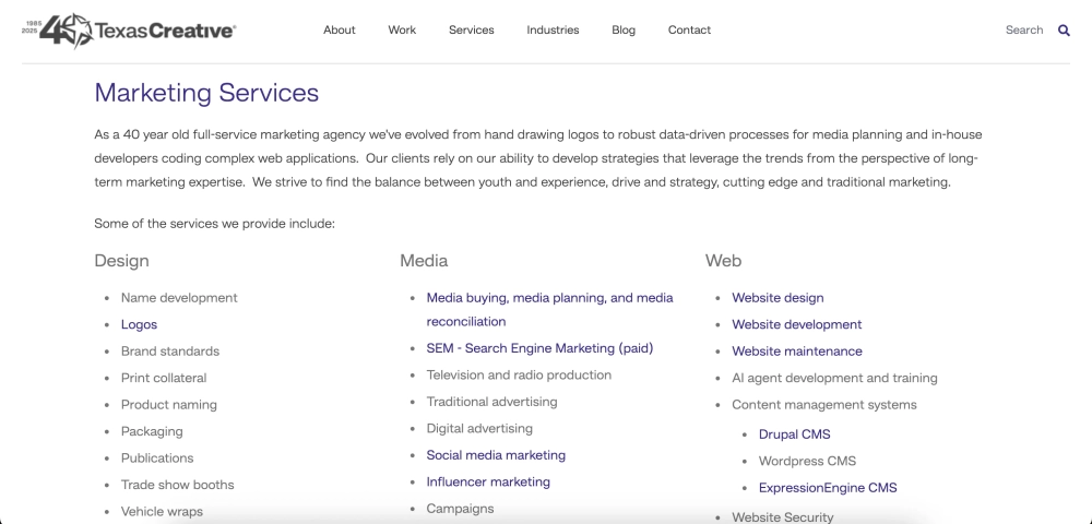 Texas Creative - Top Creative Social Media Agencies