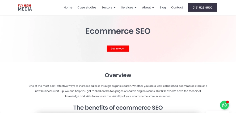 Fly High Media Top eCommerce SEO Agencies