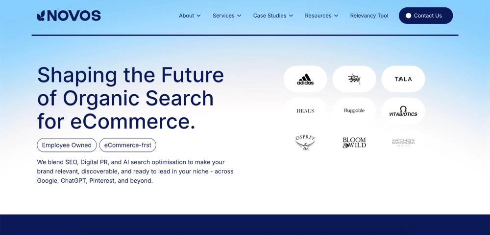 Novos Top eCommerce SEO Agencies