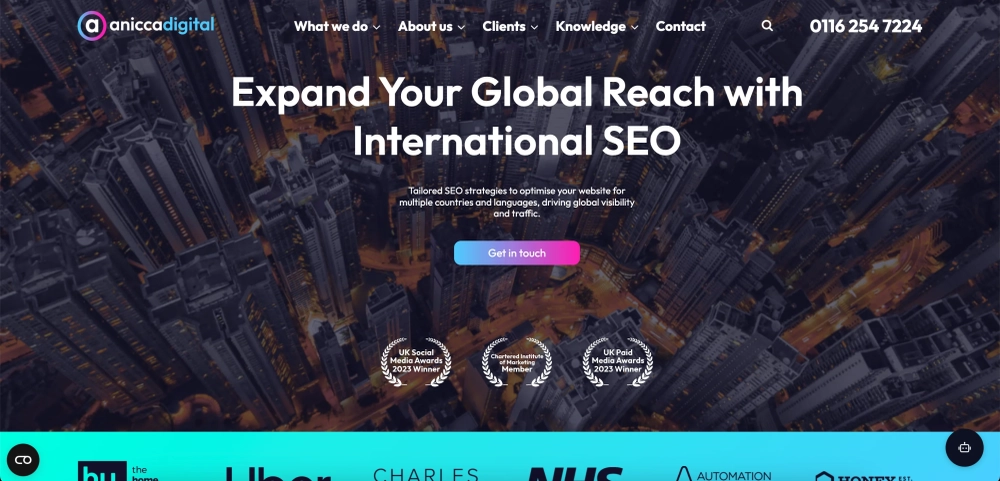 Anicca Digital Top International SEO Agencies