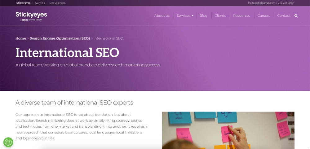 Sticky Eyes - International SEO agency