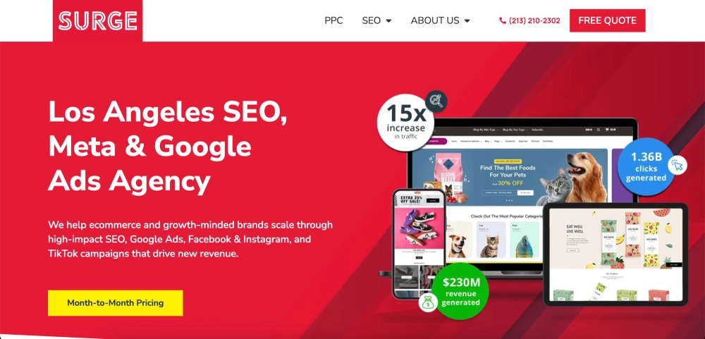 Surge Marketing - Digitial Mafrketing Agency Los Angeles