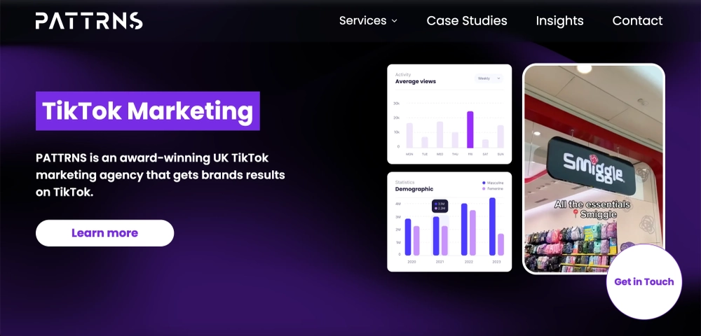 Pattrns Top TikTok Shop Agencies in the UK