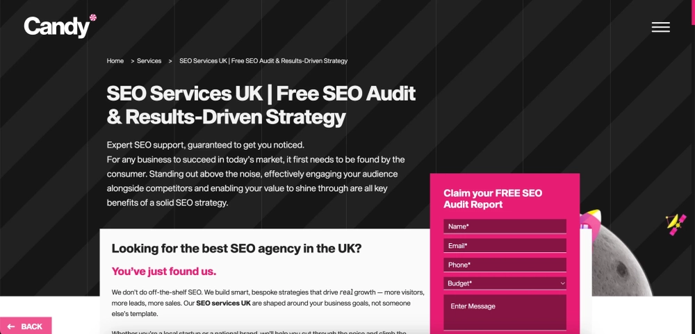 Candy Top Technical SEO Agencies