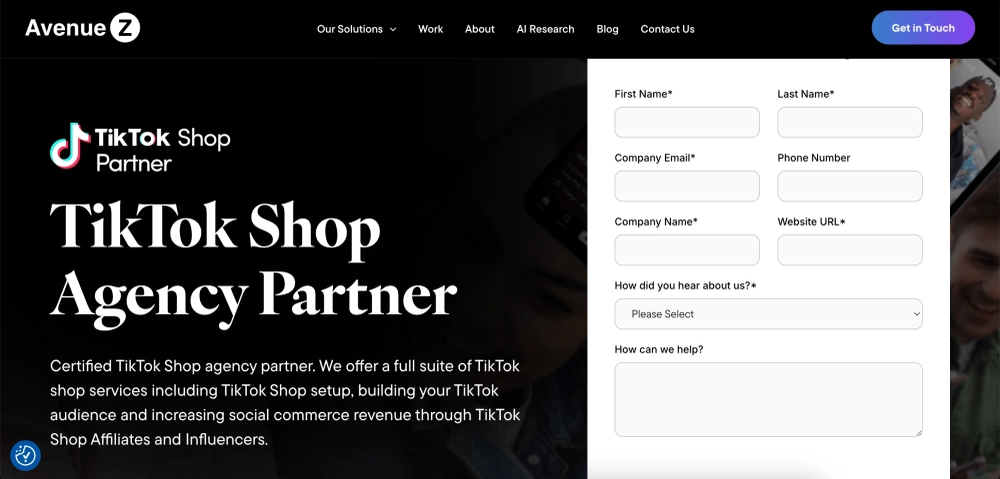Avenue Z Top TikTok Shop Agencies in the US