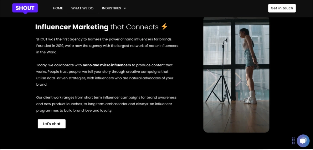 Shout - Top UGC Agencies in the US