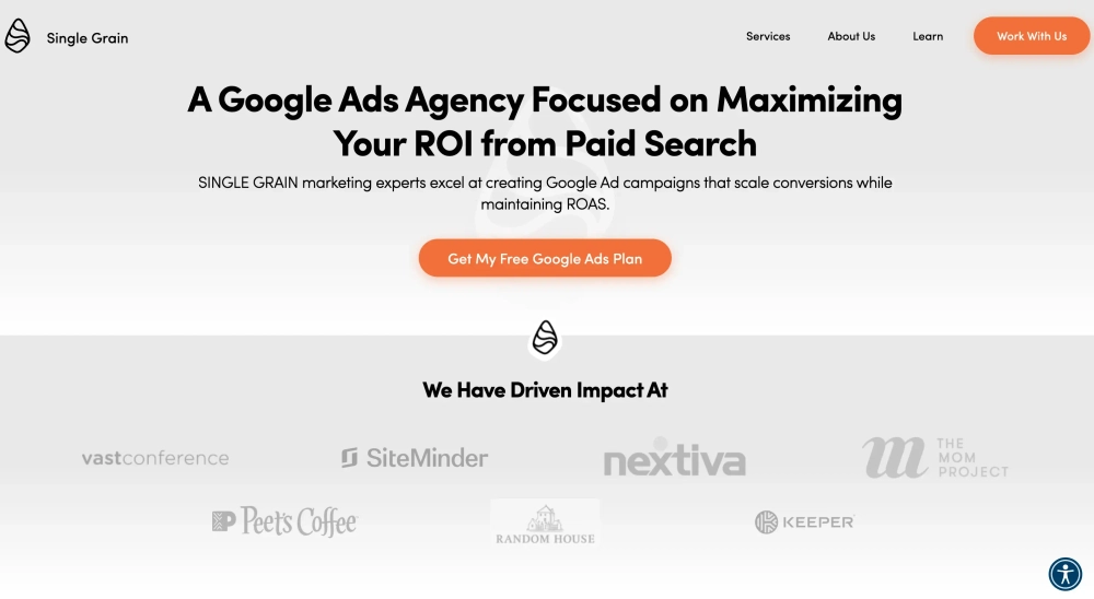 Single Grain Google Ads for Startups