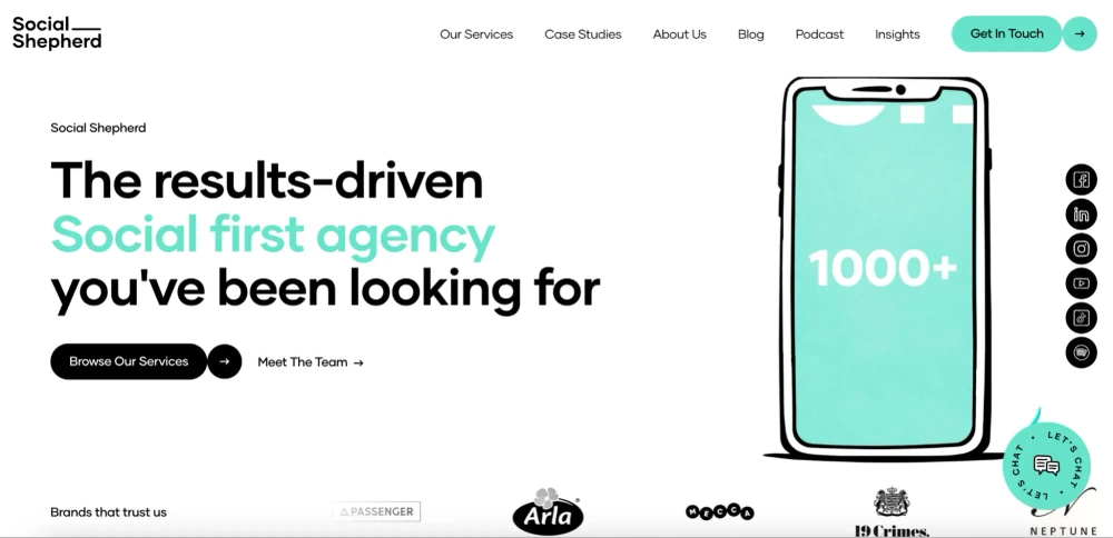 The Social Shepherd Top Results-Driven Social Media Marketing Agencies