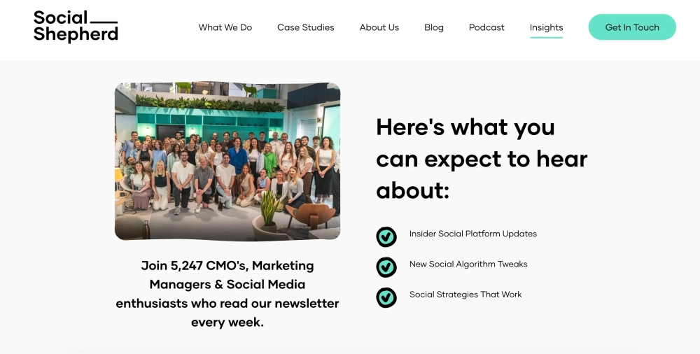 The Social Shepherd Top Social Media Newsletters